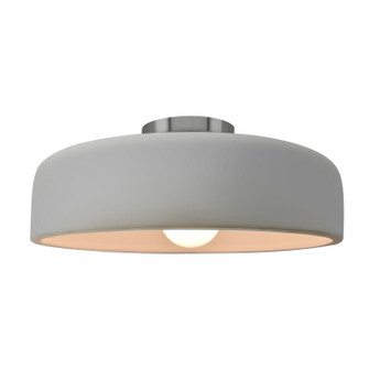 Radiance One Light Semi-Flush Mount in Matte White (102|CER6345MATNCKL)