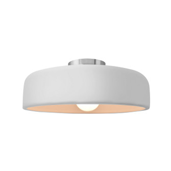 Radiance LED Semi-Flush Mount in Muted Yellow (102|CER6343MYLWBRSSLED1700)