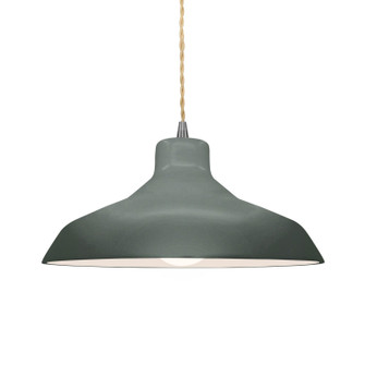 Radiance One Light Pendant in Pewter Green (102|CER6263PWGNNCKLBEIGTWST)