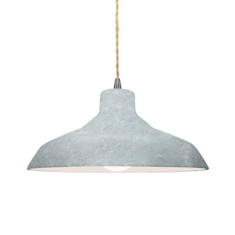 Radiance One Light Pendant in Gloss Grey (102|CER6263GRYABRSBKCD)