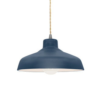 Radiance One Light Pendant in Midnight Sky w/ Matte White (102|CER6260MDMTNCKLBEIGTWST)