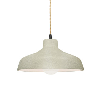 Radiance One Light Pendant in Celadon Green Crackle (102|CER6260CKCMBLKBEIGTWST)