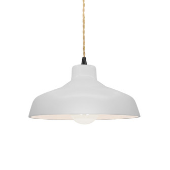 Radiance One Light Pendant in Bisque (102|CER6260BISMBLKBEIGTWST)