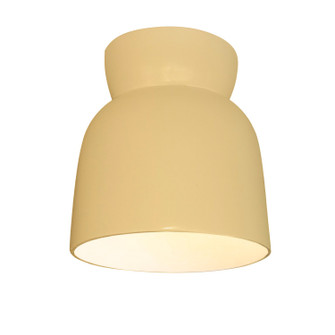 Radiance One Light Outdoor Flush Mount in Muted Yellow (102|CER6190WMYLW)