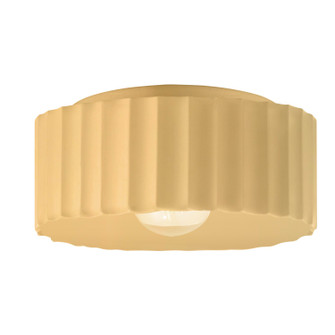Radiance One Light Outdoor Flush Mount in Muted Yellow (102|CER6187WMYLW)