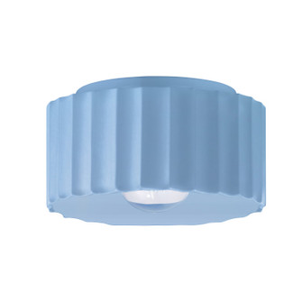 Radiance One Light Outdoor Flush Mount in Sky Blue (102|CER6185WSKBL)