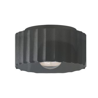 Radiance One Light Outdoor Flush Mount in Gloss Grey (102|CER6185WGRY)