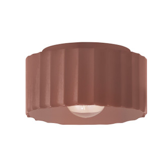 Radiance One Light Outdoor Flush Mount in Canyon Clay (102|CER6185WCLAY)
