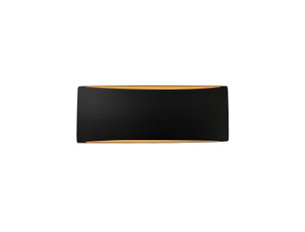 Ambiance One Light Wall Sconce in Carbon Matte Black w/ Champagne Gold (102|CER5765CBGD)