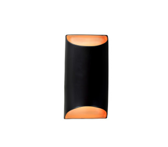 Ambiance LED Outdoor Wall Sconce in Carbon Matte Black w/ Champagne Gold (102|CER5750WCBGD)