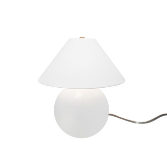 Portable Two Light Portable in Gloss White (outside and inside of fixture) (102|CER2540WTWT)