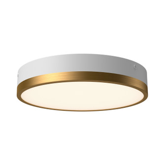 Adelaide LED Flush Mount in Aged Gold/Matte Black (452|FM554211AGMB5CCT)