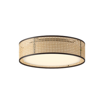 Lyla LED Flush Mount in Rattan (452|FM479016RB5CCT)