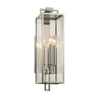 Beckham Three Light Wall Sconce in Stainless Steel (67|B6532SS)