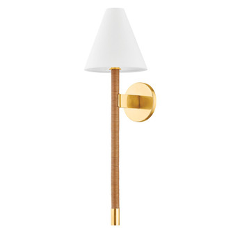 Watkins One Light Wall Sconce in Aged Brass (70|6623AGB)