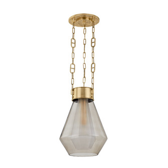 Tragus One Light Pendant in Vintage Brass (68|46614VB)