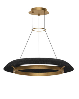 Noa LED Chandelier in Hand Rubbed Antique Brass (182|SLCH55927WBKHAB)