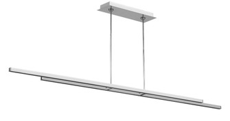 Stagger LED Linear Suspension in Polished Stainless Steel (182|700LSSTG284PSSLED927277)