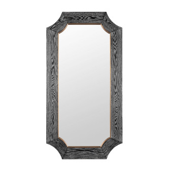 Farra Wall Mirror in Cerused Black/Weathered Brass (137|449MI28A)