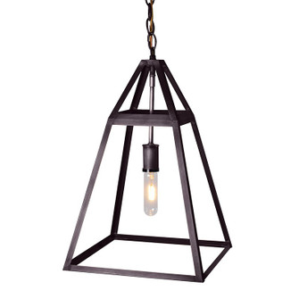 Foyer One Light Hanging Lantern in Dark Brass (196|9722DBMEDNG)