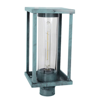Austin One Light Post Mount in Verdi Gris (196|83733VGMEDCLR)