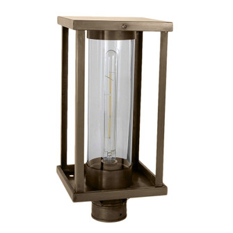 Austin One Light Post Mount in Dark Antique Brass (196|83733DABMEDCLR)