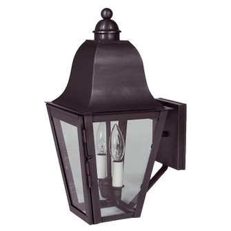Imperial Two Light Wall Sconce in Dark Brass (196|6401DBLT2CLR)
