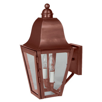 Imperial Two Light Wall Sconce in Antique Copper (196|6401ACLT2CLR)