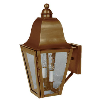 Imperial Two Light Wall Sconce in Antique Brass (196|6401ABLT2CSG)