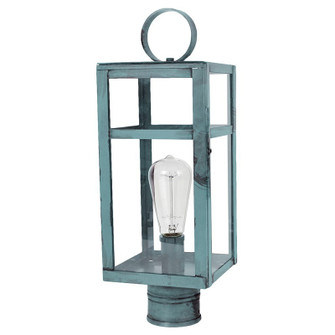 Newport One Light Post Mount in Verdi Gris (196|63933VGMEDCLR)