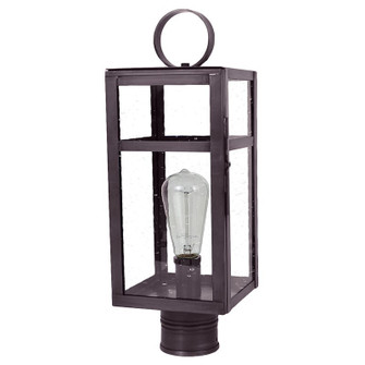 Newport One Light Post Mount in Dark Brass (196|63933DBMEDCSG)