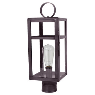 Newport One Light Post Mount in Dark Brass (196|63933DBMEDCLR)