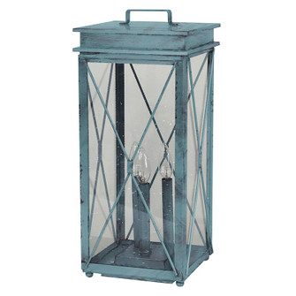Glidden Three Light Pier Lantern in Verdi Gris (196|11843PVGLT3CSG)