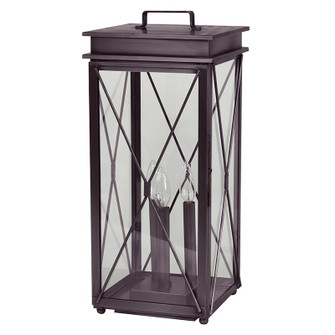 Glidden Three Light Pier Lantern in Dark Brass (196|11843PDBLT3CLR)