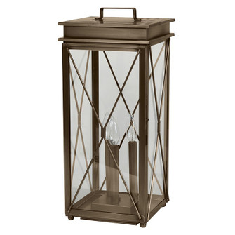 Glidden Three Light Pier Lantern in Dark Antique Brass (196|11843PDABLT3CLR)