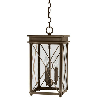 Glidden Three Light Hanging Lantern in Dark Antique Brass (196|11822DABLT3SMG)