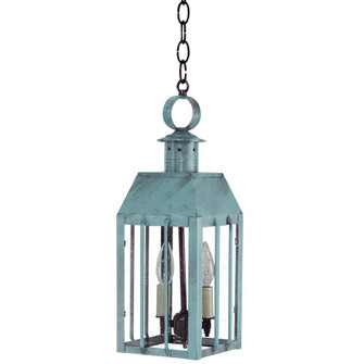 Nottingham Two Light Hanging Lantern in Verdi Gris (196|11732VGLT2SMG)