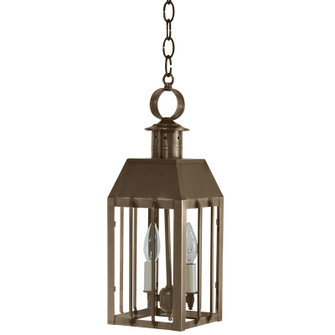 Nottingham Two Light Hanging Lantern in Dark Antique Brass (196|11732DABLT2CLR)