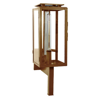 Downtown One Light Wall Sconce in Antique Brass (196|11647ABMEDCLRPM)