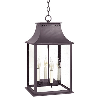 Rockland Four Light Hanging Lantern in Dark Brass (196|11332DBLT4CSG)