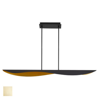 Pivot LED Chandelier in Aged Brass (440|340840)