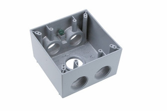 radiant Weatherproof Two Gang Box (246|WPBD452)