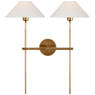Hackney LED Wall Sconce in Hand-Rubbed Antique Brass (268|SP2026HABL)