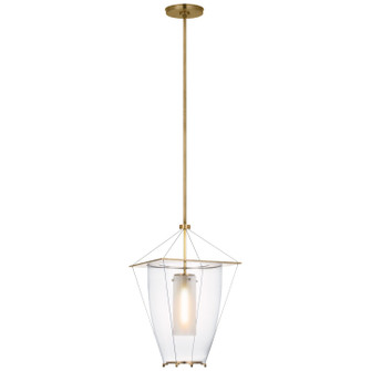 Ovalle LED Lantern in Antique Burnished Brass (268|RB5092ABCG)