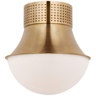 Precision LED Flush Mount in Antique Burnished Brass (268|KW4058ABWG)