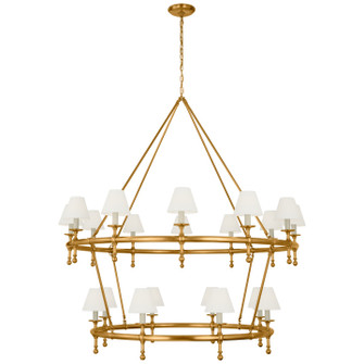 Classic LED Chandelier in Antique-Burnished Brass (268|CHC5825ABL)