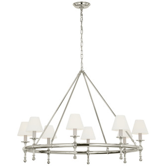 Classic LED Chandelier in Polished Nickel (268|CHC5819PNL)