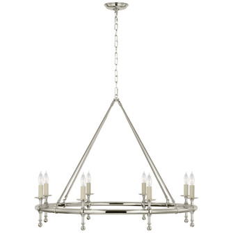 Classic LED Chandelier in Polished Nickel (268|CHC5819PN)