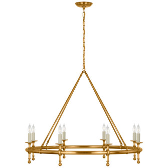 Classic LED Chandelier in Antique-Burnished Brass (268|CHC5819AB)