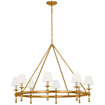 Classic LED Chandelier in Antique-Burnished Brass (268|CHC5819ABL)